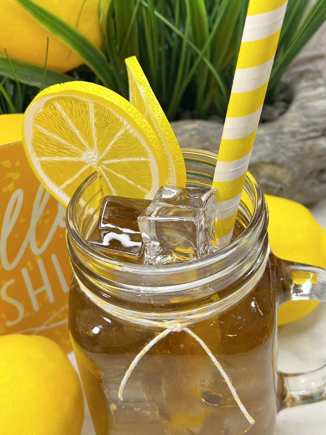 Fake Iced Tea Fake Drinks Summer Drinks Summer Decor Craft Etsy