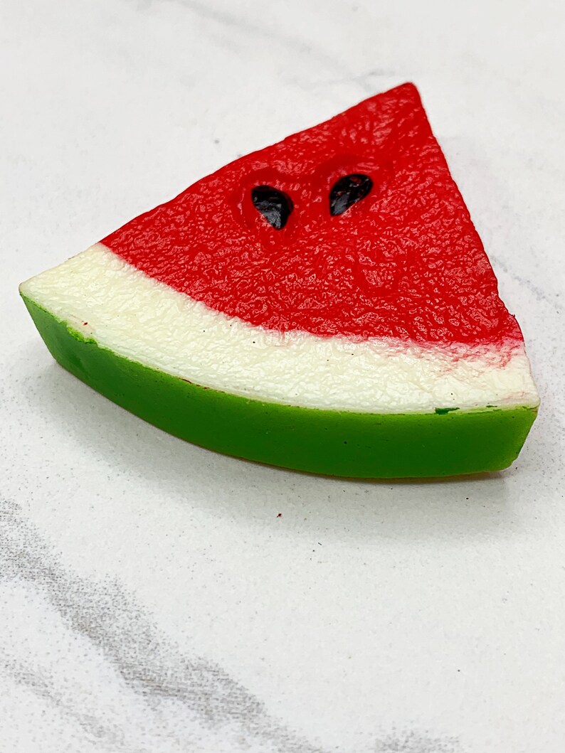 Set of 5 Artificial Watermelon Pieces Plastic Watermelon Etsy