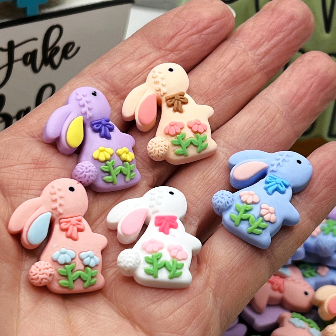 Set of 5 * Fake Easter Bunny, Fake Bunny, Fake Rabbit, Tiered Tray ...