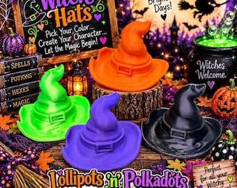 Witches Hat *** 3D Printed Witch Hat, Broom Hilda, Wicked Witch, Halloween Witch Hat, Halloween 3D, Halloween Creations, Wizard of Oz