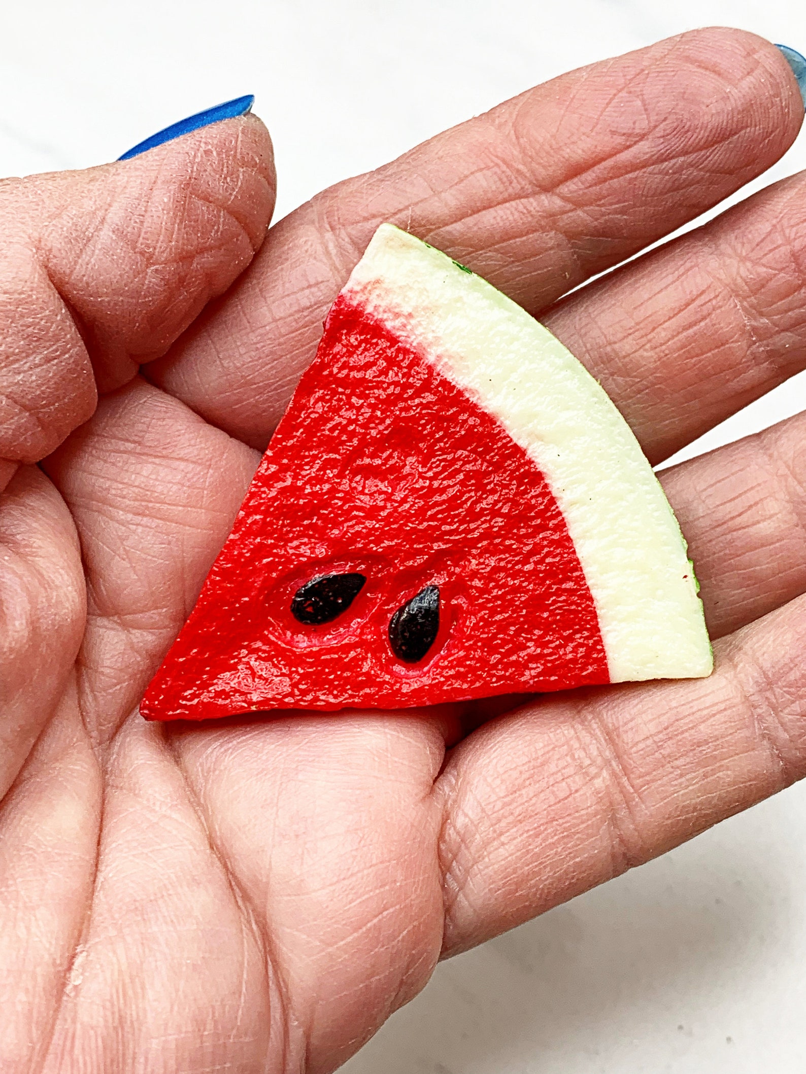 Set of 5 Artificial Watermelon Pieces Plastic Watermelon Etsy