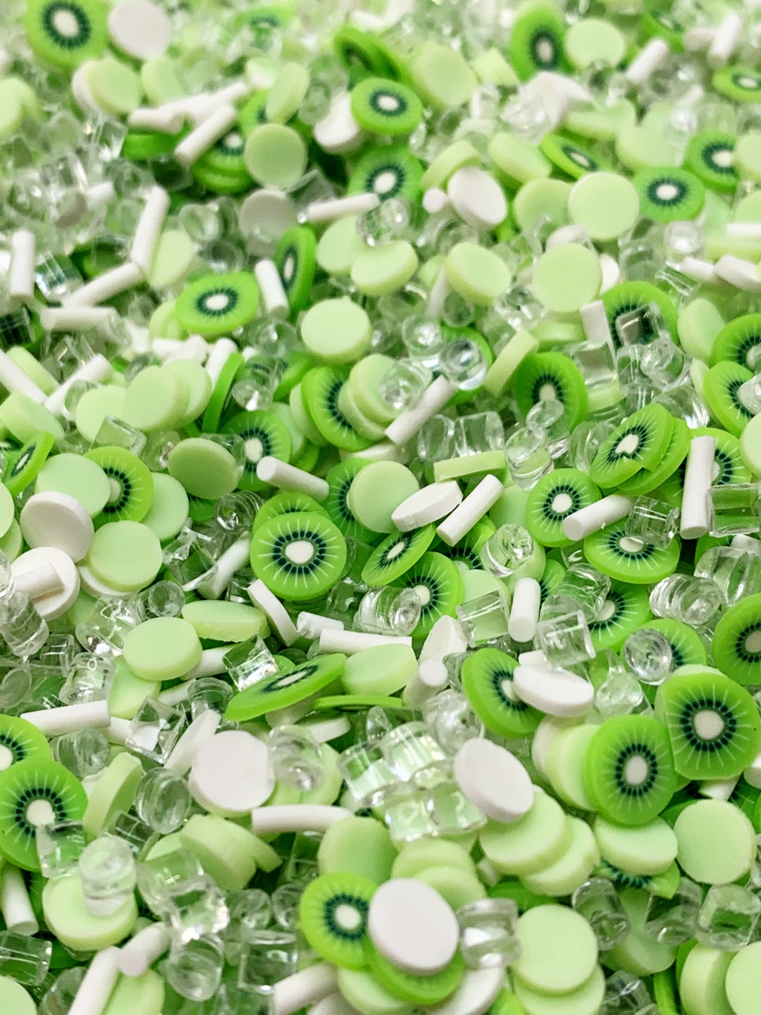10g Bag Kiwi Crush Mix, Fake Sprinkle Slushie, Icicle Kiwis, Fruit