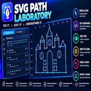 Interactive SVG Path Editor & Visualizer | Web Developer Tool