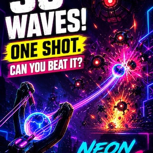 Neon Sling | Jeu d'arcade physique HTML5 | Téléchargement instantané | Code source du jeu pour navigateur