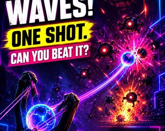 Neon Sling | HTML5 Physics Arcade Game | Instant Download | Browser Game Source Code