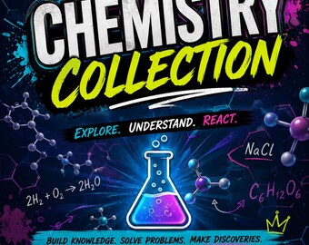 Chemistry Worksheets Bundle, High School Chemistry, Digital Download, Worksheet