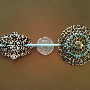 Boho Filigree Leather Traveler's Journal - Holds Paper from your Printer! - 9"x6.5", Holds journals up to 8.5x5.5", Made To Order