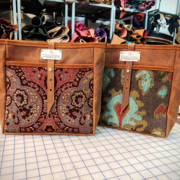 Upcycled Leather Bag Etsy