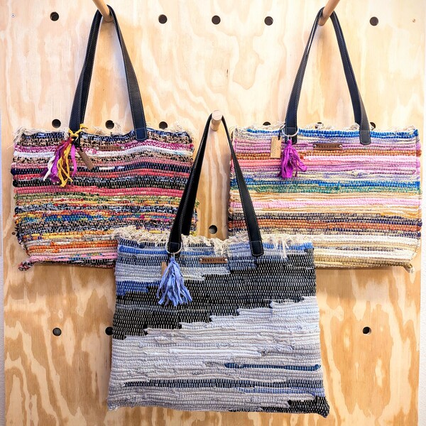 Rag Rug Tote - Etsy