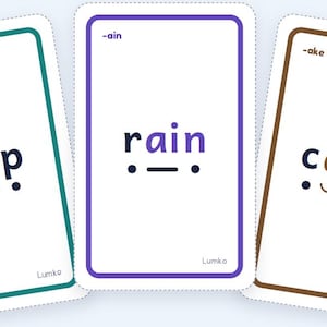 Phonics Word Family Flashcards | 857 Decodable Words (PDF Download)