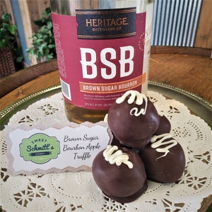 Brown Sugar Bourbon Apple Truffle