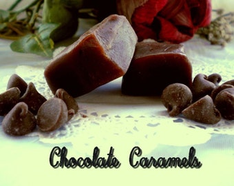 Caramels au chocolat fait à la main célestes