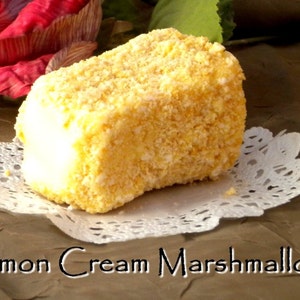 Refreshly Sweet Handmade Gourmet Lemon Cream Marshmallow