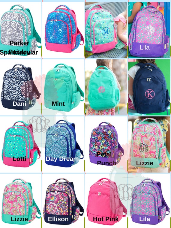 personalized book bags for school