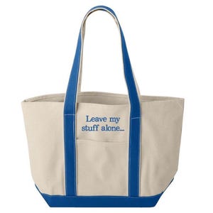 Embroidered Custom Tote Bag - Gift for Her, Gift for Mom, Bridesmaid Gift, Travel Bag, Personalized Gift, Trendy Canvas Tote, Durable Tote