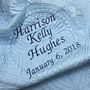 Monogrammed Baby Quilt, Personalized Baby Blanket, Personalized Baby Quilt, Monogrammed Baby Blanket, New Baby, Baby Girl Quilt, Blanket