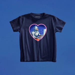Knight Computer Graphic Tee, Retro Gamer Nerd Shirt, Funny Medieval Baby Tee, Tech Humor Gift, Alt Girl Top, Y2K Aesthetic Tee