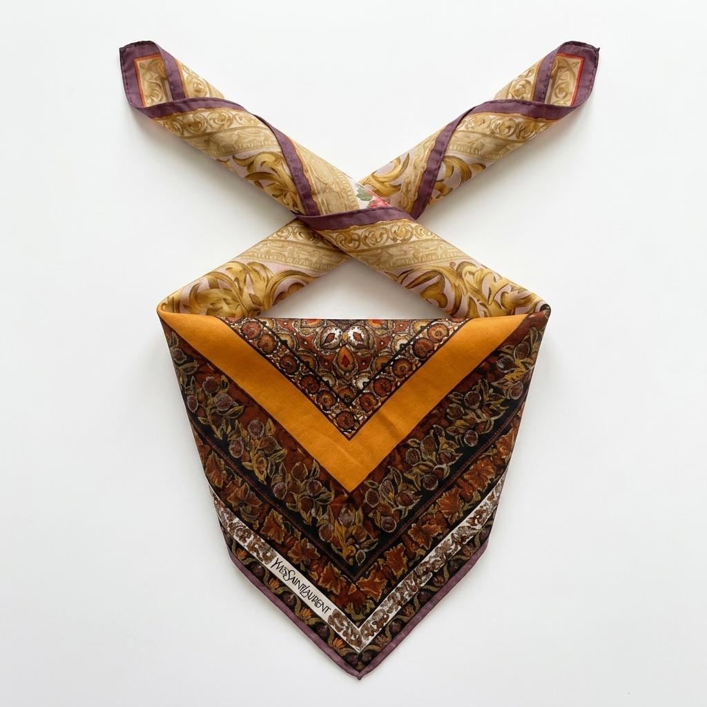 Vintage Ysl Scarf - Etsy