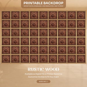 Rustikale südindische Kulisse aus geschnitztem Holz | Vintage-Hochzeitsbühnenhintergrund aus Holzpaneelen | Druckbarer Eventhintergrund | Digitaler Download
