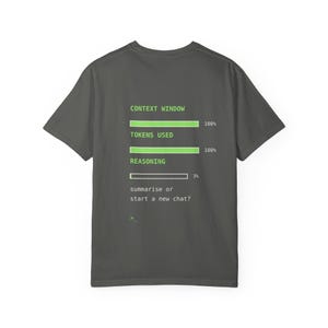 Kontext Full AI T-shirt, Programmerare Humor, Utvecklare Kodare Gåva