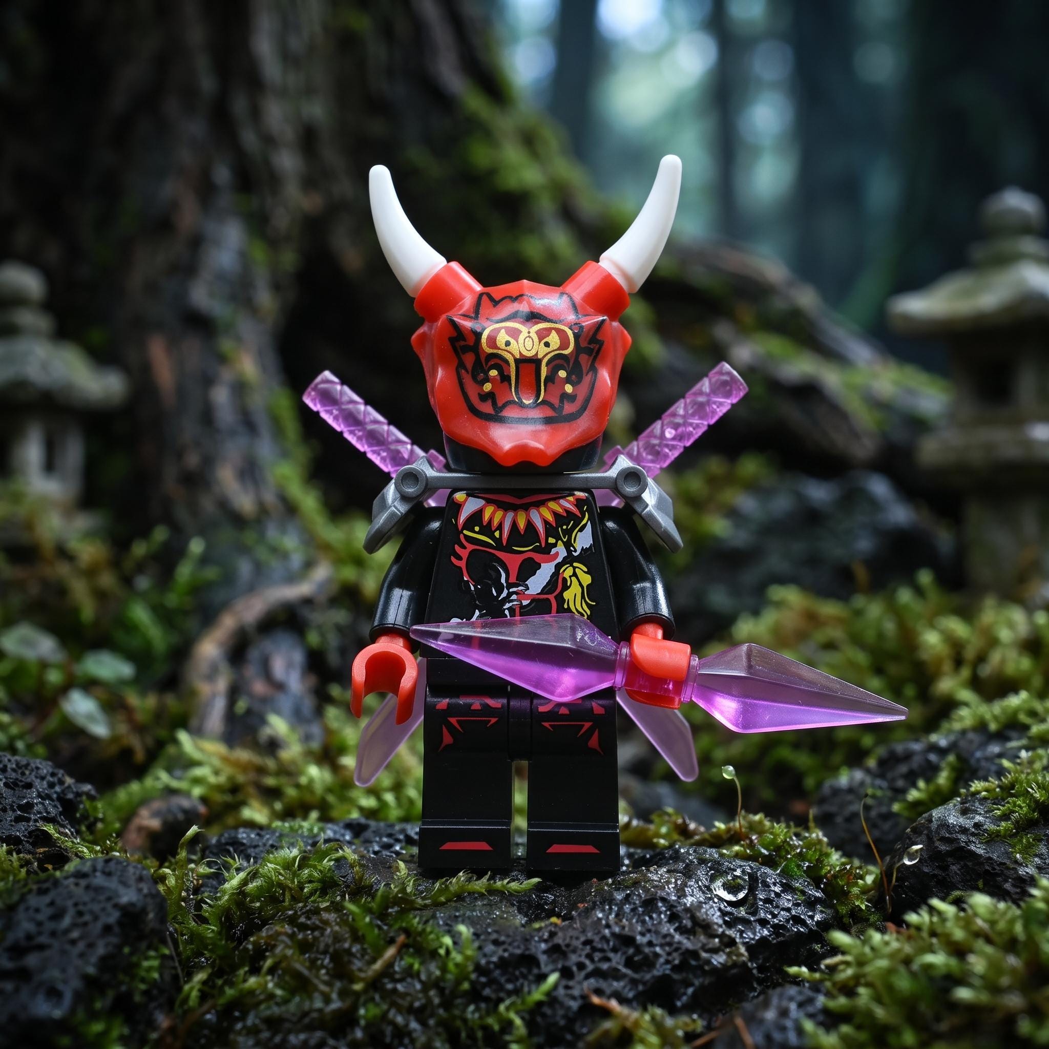 Ninjago Oni Mask - Etsy