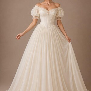 white princess dress for adults Princess Wedding Dress Glitter Lace Applique Sleeveless White Ball Bridal Gown