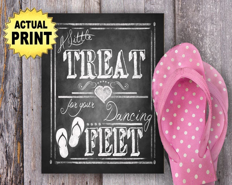 Wedding Flip Flops Sign Flip Flop wedding print beach | Etsy
