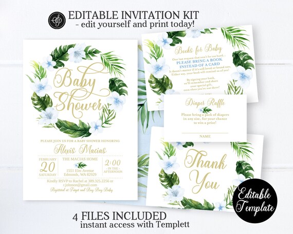 baby shower invitation bundles