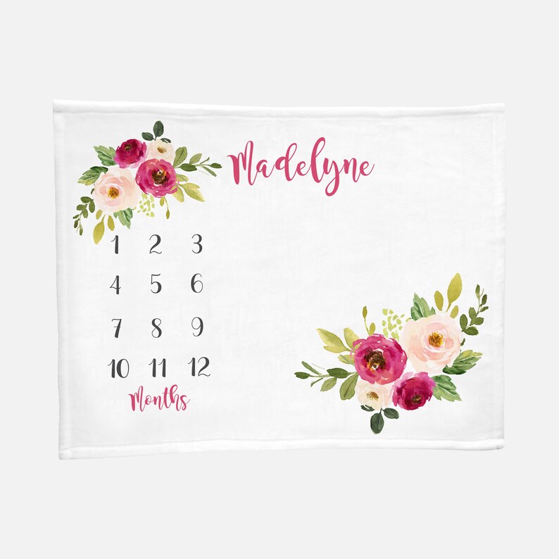 2018 Newborn Baby Watercolor Floral Blankets Unicorn ...