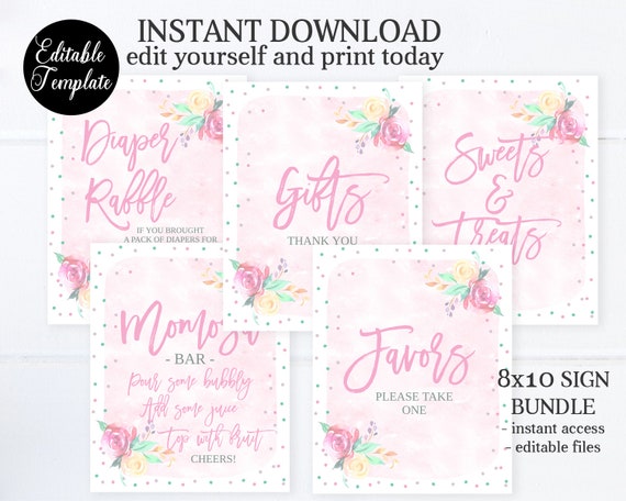 pink-floral-baby-shower-sign-bundle-printable-baby-shower-signs-baby