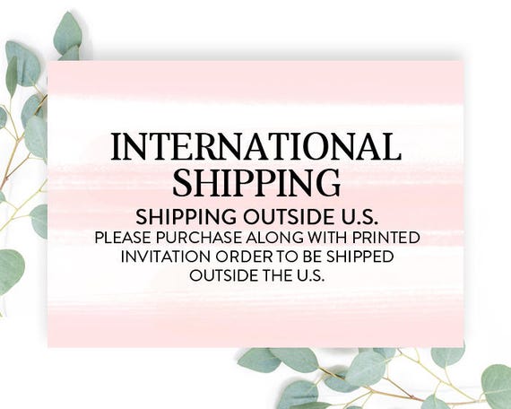International Shipping Upgrade - Shipping for Outside US - Additional Shipping Charge for Canada, Australia, UK & Everywhere Else Il_570xn