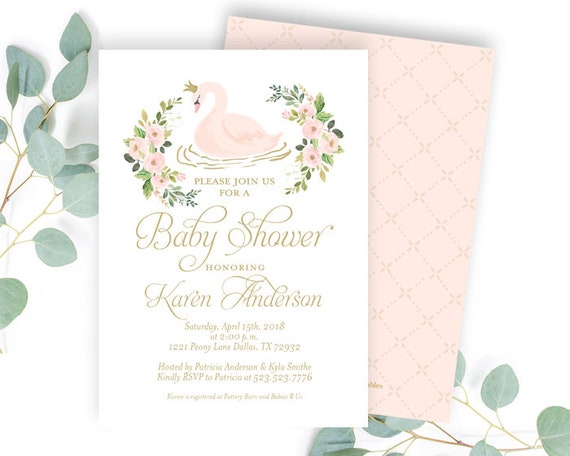 baby girl princess shower invitations