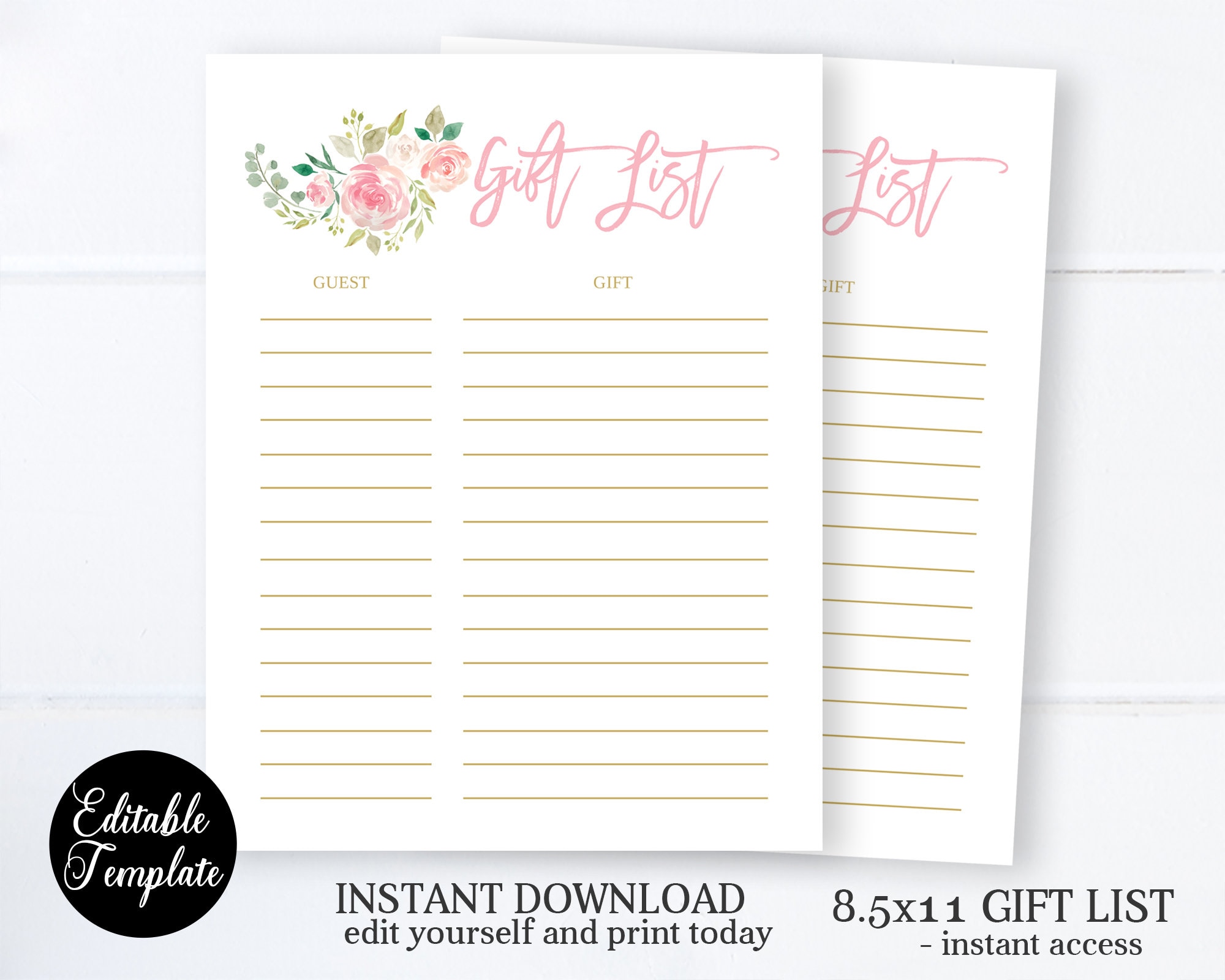 floral-baby-shower-gift-list-printable-gift-tracker-bridal-etsy-ireland