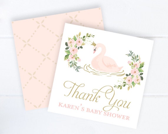 swan princess baby shower invitations