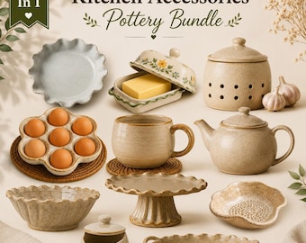 11 szablonów ceramiki kuchennej | Niezbędne materiały ceramiczne do budowy płyt (pobranie cyfrowe)