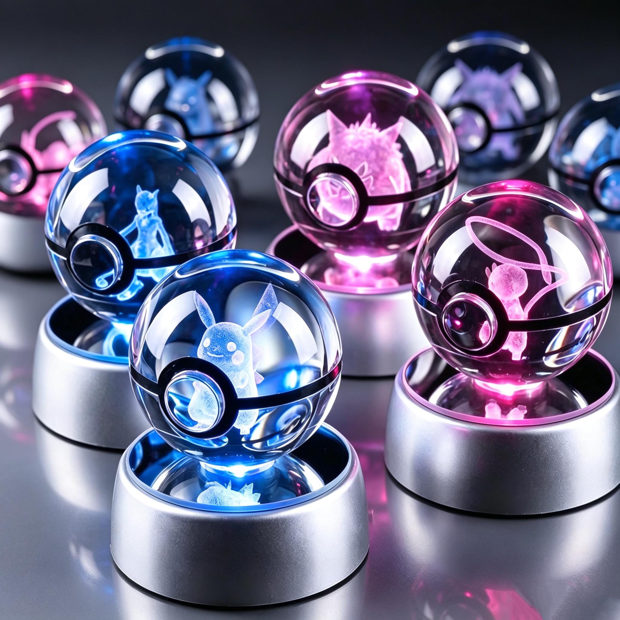 ポケモンボール ネオンライト　POKÉMON Glowing pokeball - Etsy 日本
