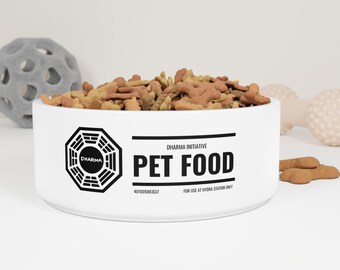 Dharma Initiative Husdjursmat Skål | Keramisk Hund Katt Skål