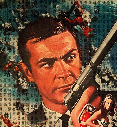 Agent 007 Poster Movie Japanese Vintage Japan Paper | Etsy