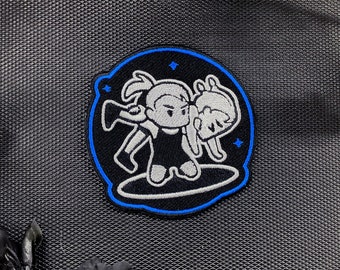 Wrestling - Girls Fireman Patch Black/Blue