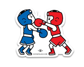 Cute Boxing Sticker - Distant Klash