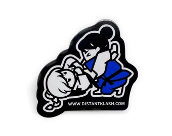 BJJ Girls Armbar Sticker