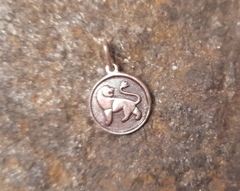 David Andersen vintage zodiac sterling silver 925S LEO charm Norwegian - FREE SHIPPING