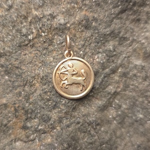 David Andersen vintage zodiac sterling silver 925S Sagitarius pendant/charm Norwegian - FREE SHIPPING