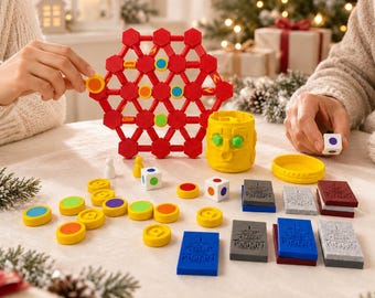 Set di giochi "Testa a Testa", 3 sfide da tavolo per due giocatori, un regalo unico per adolescenti e adulti.