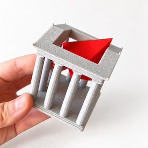 Mini rompecabezas de escape de la pirámide, rompecabezas de jaula portátil, juguete de viaje sin pantalla, desafío de bolsillo, regalo para rellenar calcetines navideños
