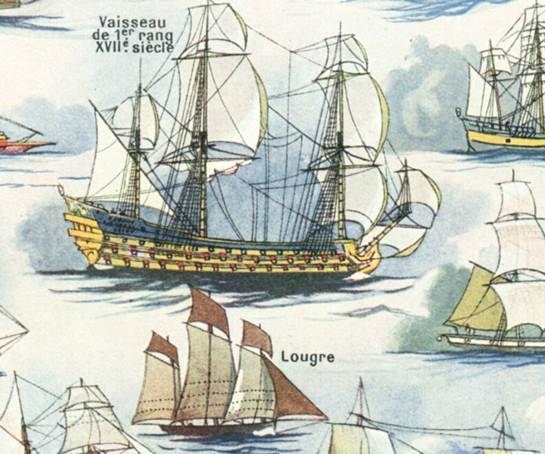 1948 Vintage Boat Print Vintage Nautical Boat Decor Antique Etsy