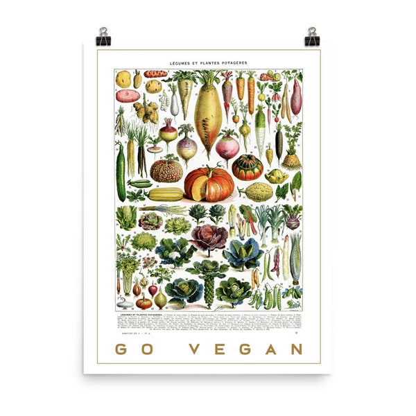 Vegan Poster - Etsy