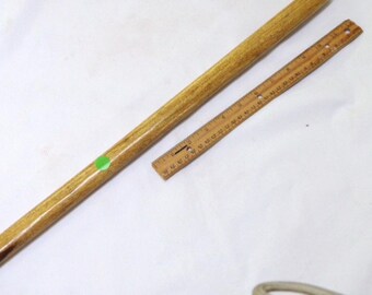 24" Apache Made Pipe haardwood Stem for Catlinite Peace Pipe J24