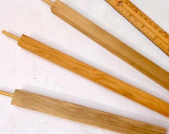 Lot of 3 Pipe Stems, Finish Your Own Pipe Stem for Peace Pipe, Drilled
