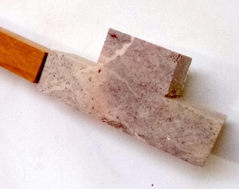 Make Your Own 18" Native American Peace Pipe Kit with Redwood stem, Peacepipe, Holes Drilled M18